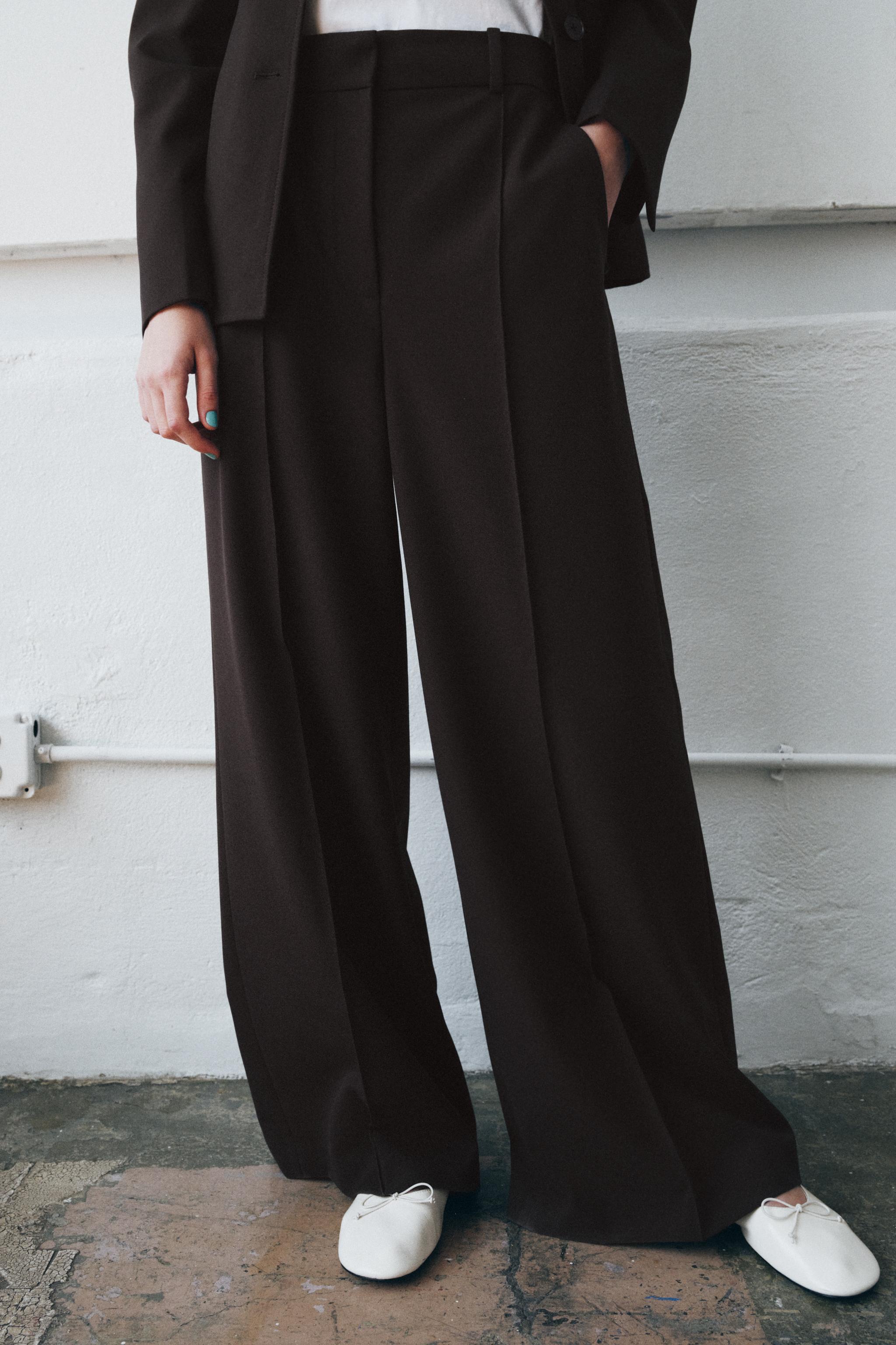 MINIMAL WIDE LEG PANTS ZW COLLECTION